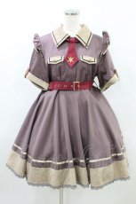 画像1: Favorite / メルクストーリア/ジャルキィミリタリーワンピース XL ラベンダー H-26-08-29-1030-LO-OP-NS-ZH (1)