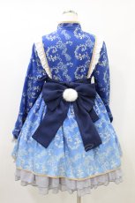 画像2: To Alice / パンダチャイナメイドワンピース M ブルー H-26-08-29-1031-LO-OP-NS-ZH (2)