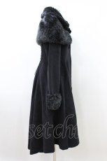 画像3: Victorian maiden / ファーケープ付ロングコート Free ブラック H-26-08-29-2052-CL-CO-NS-ZH (3)