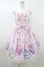 画像1: Angelic Pretty / Compact Toysジャンパースカート Free ピンク H-26-08-29-2055-AP-OP-NS-ZH (1)