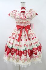 画像1: Angelic Pretty / Melty Berry Princessワンピース Free 白 H-26-08-29-2057-AP-OP-NS-ZH (1)