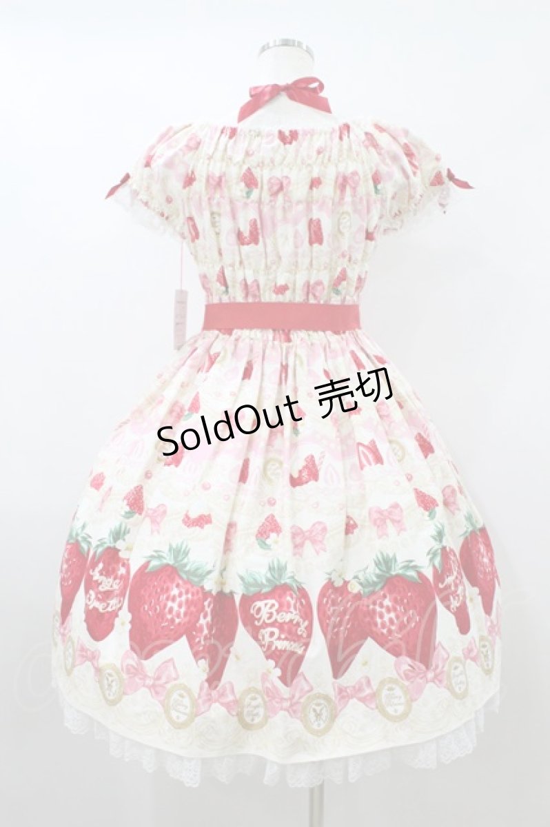 画像2: Angelic Pretty / Melty Berry Princessワンピース Free 白 H-26-08-29-2057-AP-OP-NS-ZH (2)