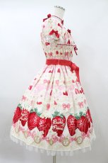 画像3: Angelic Pretty / Melty Berry Princessワンピース Free 白 H-26-08-29-2057-AP-OP-NS-ZH (3)