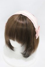 画像1: m petit by misako / TT*AMフラワーリボンHD  ピンク H-26-08-29-2006-LO-AC-NS-ZH (1)