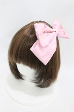 画像1: m petit by misako / マイメロディ/リボンバレッタ  ピンク H-26-08-29-2008-LO-AC-NS-ZH (1)