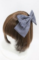 画像1: m petit by misako / クロミ/リボンバレッタ  ブラック H-26-08-29-2009-LO-AC-NS-ZH (1)