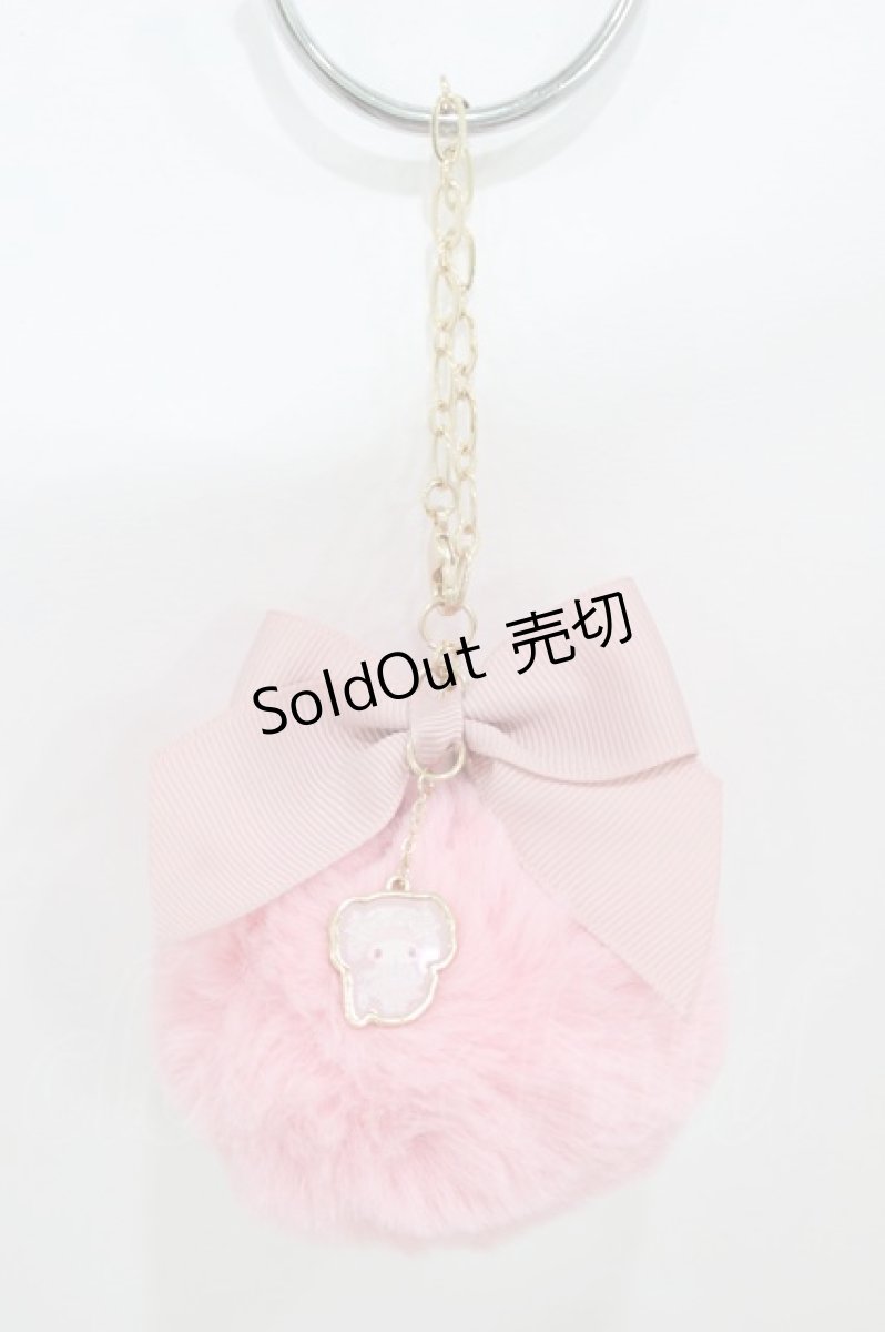 画像1: m petit by misako / マイメロディ/バッグチャーム  ピンク H-26-08-29-2014-LO-ZA-NS-ZH (1)