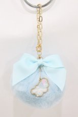 画像1: m petit by misako / シナモロール/バッグチャーム  サックス H-26-08-29-2016-LO-ZA-NS-ZH (1)