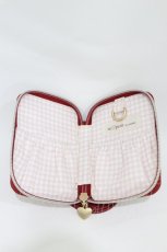 画像2: m petit by misako / AMハートミラーツキポーチ  レッド H-26-08-29-2024-LO-ZA-NS-ZH (2)
