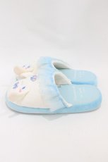 画像2: m petit by misako / シナモロール/ルームシューズスリッパ 23~25cm 白/サックス H-26-08-29-2003-LO-ZA-NS-ZH (2)