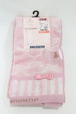 画像1: m petit by misako / FT2PAMリボン/フェイスタオル  ピンク H-26-08-29-2040-LO-ZA-NS-ZH (1)