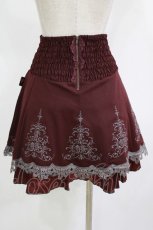画像3: Ozz Croce / レイヤード刺繍スカート  バーガンディ H-26-08-29-011-OO-SK-AK-ZH (3)