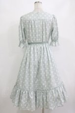 画像3: Melody BasKet / 記憶の中の水玉ティアードワンピース M ミント H-26-08-29-002-LO-OP-AK-ZH (3)