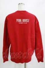 画像3: PINK HOUSE / ロゴニットカーディガン Free レッド H-26-08-30-004-LO-TO-NS-ZH (3)