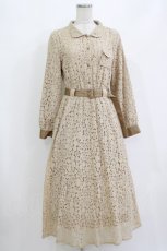 画像1: LEBECCA boutique / 喜び勇むワンピース Free Beige H-26-08-30-034-LO-OP-NS-ZH (1)