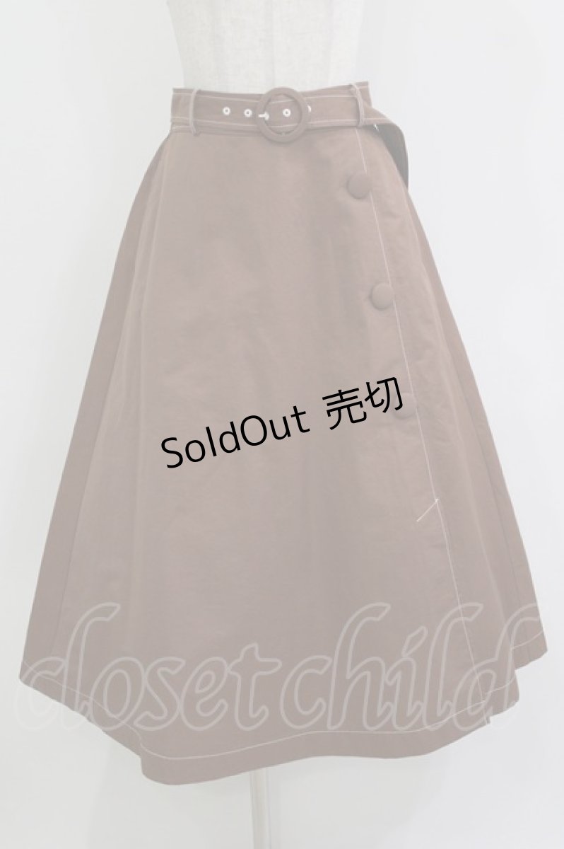 画像1: LEBECCA boutique / 色恋沙汰のフレアスカート Free Brown H-26-08-30-043-LO-SK-NS-ZH (1)