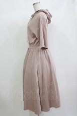 画像2: Fi.n.t / ロゴリボンスムースワンピース Free PINK BEIGE H-26-08-30-044-CA-OP-NS-ZH (2)