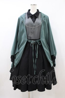 Preview of 書生袴ワンピース XL グリーン