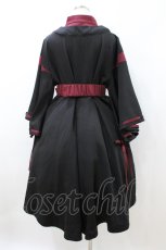画像2: IRO+IRO / 裏に咲く彼岸花と和袖の和んぴーす L-LL ブラック H-26-08-30-1041-LO-OP-YZ-ZH (2)