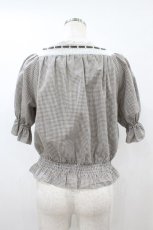 画像2: Fi.n.t / はしごリボン使いプルオーバーブラウス Free GRAY×WH H-26-08-30-1053-CA-BL-NS-ZH (2)