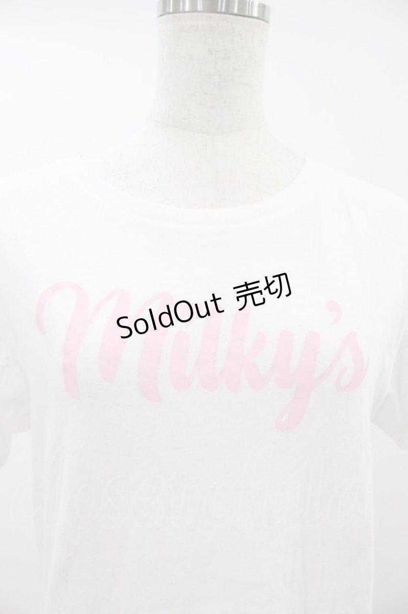 画像3: MILK / Milky's Tee Free 白 H-26-08-30-1061-ML-TS-NS-ZH (3)