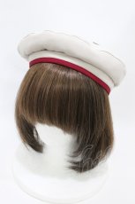 画像1: Fi.n.t / パイピングベレー帽/ポチャッコ  IVORY H-26-08-30-1017-CA-AC-NS-ZH (1)