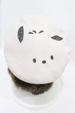 画像2: Fi.n.t / パイピングベレー帽/ポチャッコ  IVORY H-26-08-30-1017-CA-AC-NS-ZH (2)