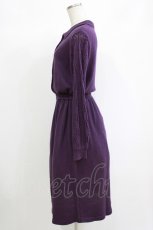 画像2: LEBECCA boutique / 泣かない私の襟付きニットワンピース Free Purple H-26-08-30-060-LO-OP-NS-ZH (2)
