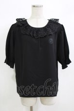 画像1: m petit by misako / TT*AOKエリレースPO L ブラック H-26-08-30-068-LO-TO-NS-ZH (1)