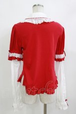 画像3: Angelic Pretty / クラシック付け袖カットソー Free レッド H-26-08-30-082-AP-TO-NS-ZH (3)