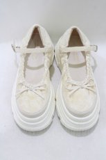 画像1: m petit by misako / TT*AMレースBバレエ L 白 H-26-08-30-085-LO-SH-NS-ZH (1)