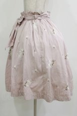 画像2: LIZ LISA / マーガレット刺繍スカート 0 ピンク H-26-08-30-020-LO-SK-NS-ZH (2)