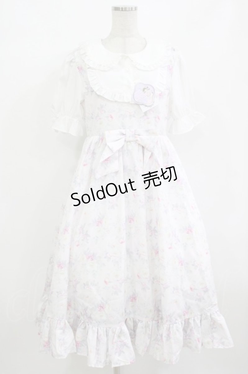 画像1: Princess Flower Garden / 胡桃咲姫/フラワープリントワンピース L ピンク H-26-08-30-022-LO-OP-NS-ZH (1)