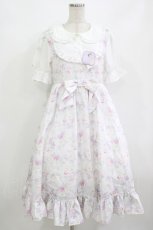 画像1: Princess Flower Garden / 胡桃咲姫/フラワープリントワンピース L ピンク H-26-08-30-022-LO-OP-NS-ZH (1)