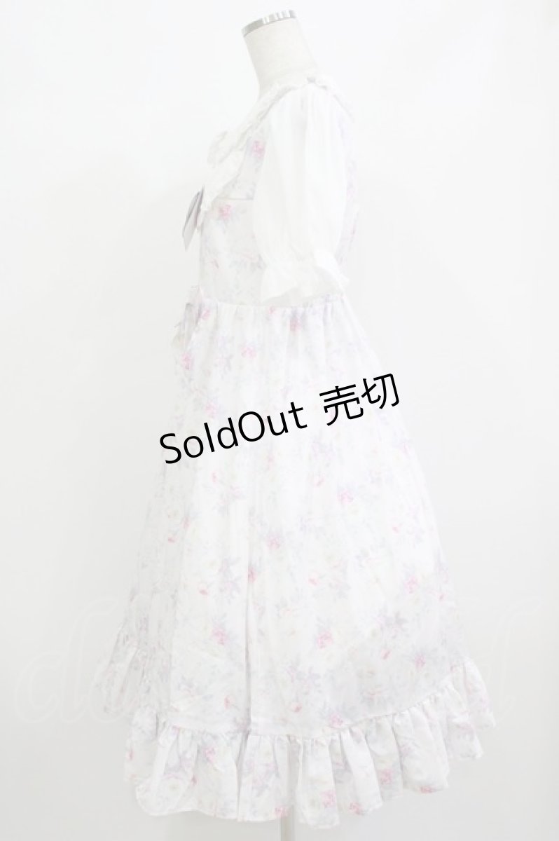 画像2: Princess Flower Garden / 胡桃咲姫/フラワープリントワンピース L ピンク H-26-08-30-022-LO-OP-NS-ZH (2)
