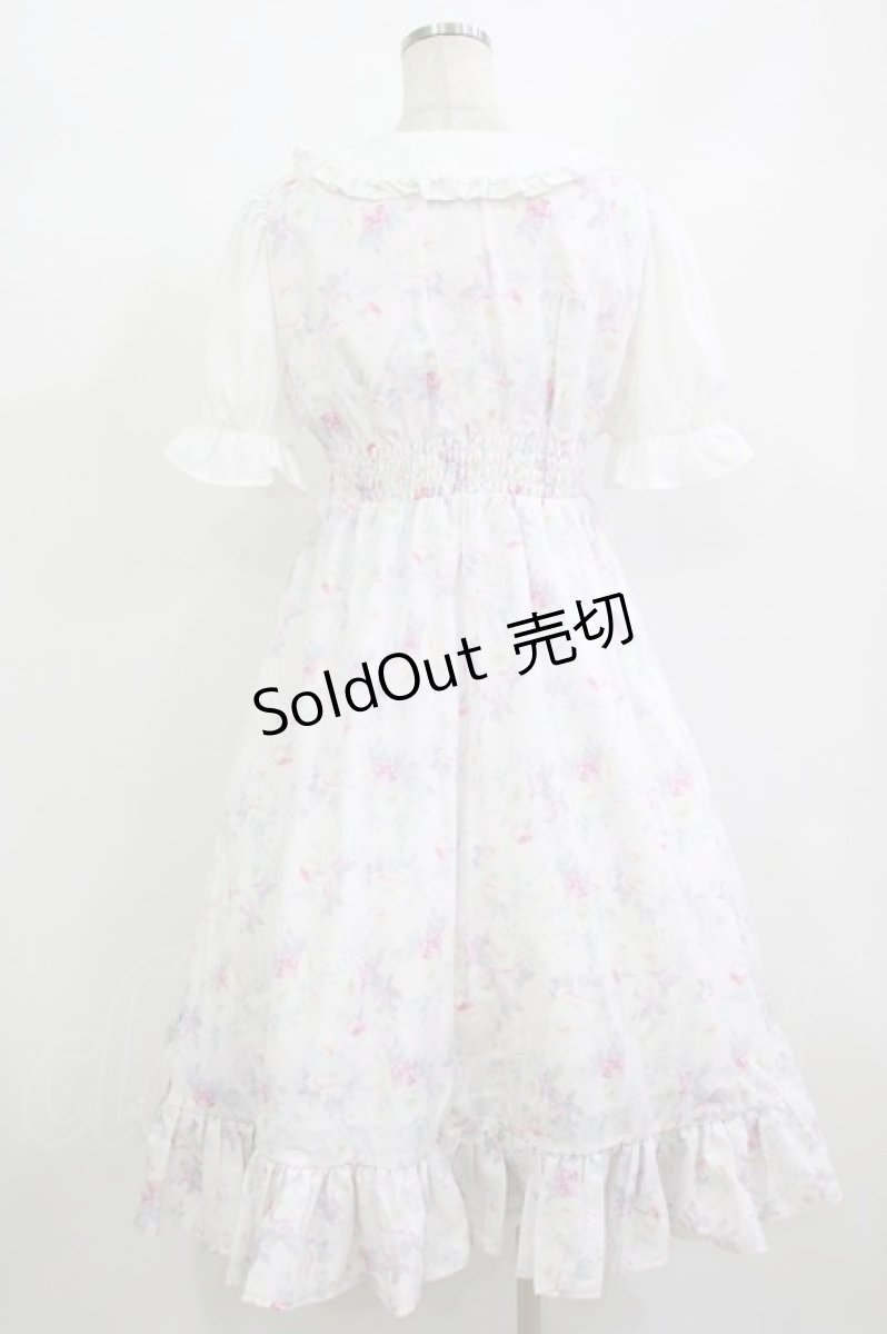 画像3: Princess Flower Garden / 胡桃咲姫/フラワープリントワンピース L ピンク H-26-08-30-022-LO-OP-NS-ZH (3)