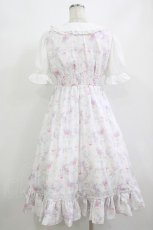 画像3: Princess Flower Garden / 胡桃咲姫/フラワープリントワンピース L ピンク H-26-08-30-022-LO-OP-NS-ZH (3)