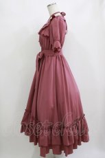 画像2: Amavel / Frill Decoraロングワンピース Free プラム H-26-08-30-025-CA-OP-NS-ZH (2)