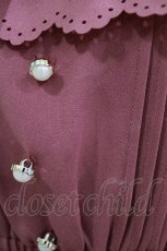 画像5: Amavel / Frill Decoraロングワンピース Free プラム H-26-08-30-025-CA-OP-NS-ZH (5)