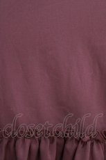 画像7: Amavel / Frill Decoraロングワンピース Free プラム H-26-08-30-025-CA-OP-NS-ZH (7)