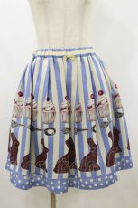 画像1: Emily Temple cute / カップケーキ＆チョコウサギスカート  ブルー H-26-09-01-053-ET-SK-AK-ZH (1)