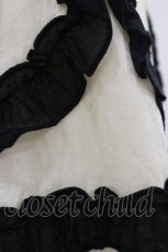 画像4: MILK / レースフリルスカート  オフ×ブラック H-26-09-01-054-ML-SK-AK-ZH (4)