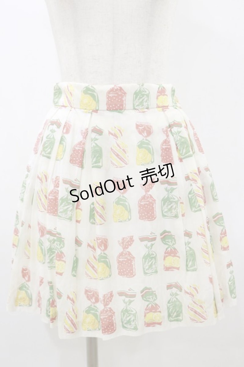 画像1: Jane Marple / Fruit Candyスカート  アイボリー H-26-09-01-062-JM-SK-AK-ZH (1)