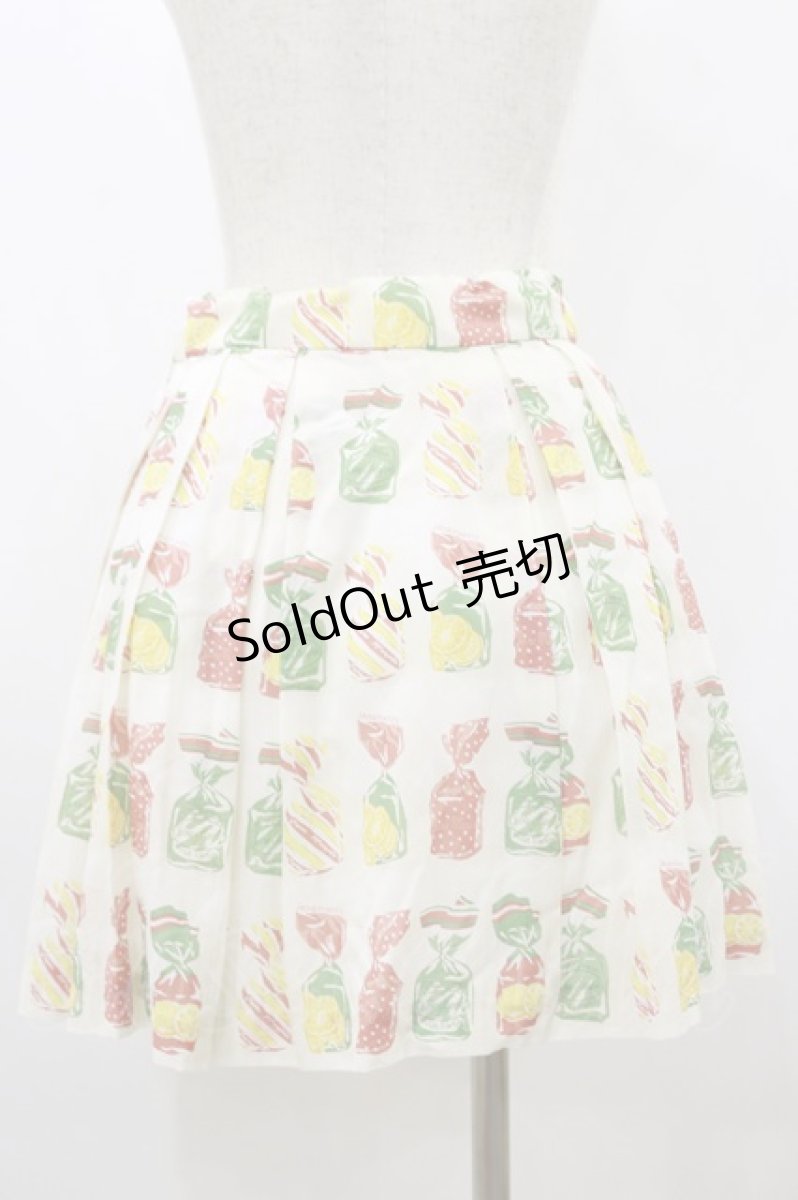 画像2: Jane Marple / Fruit Candyスカート  アイボリー H-26-09-01-062-JM-SK-AK-ZH (2)