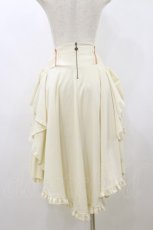 画像2: Ozz oneste / 和チャイナプリント刺繍スカート  アイボリー×オレンジ H-26-09-01-063-OO-SK-KB-ZH (2)