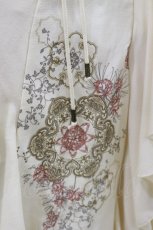 画像4: Ozz oneste / 和チャイナプリント刺繍スカート  アイボリー×オレンジ H-26-09-01-063-OO-SK-KB-ZH (4)
