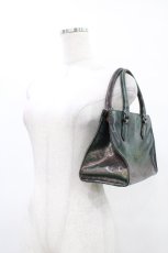 画像2: Jean Paul GAULTIER / Vサイバーハンドバッグ  グリーン H-26-09-01-1031-GO-BG-KB-ZH (2)