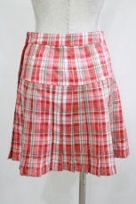 画像3: Candy Stripper / CHECK PLEATS MINI SKIRT S レッド H-26-09-01-1005-PU-SK-KB-ZH (3)