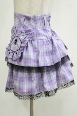 画像2: QOOZA / Kuromi mini skirt  ラベンダー H-26-09-01-1011-PU-SK-KB-ZH (2)
