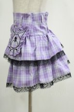 画像2: QOOZA / Kuromi mini skirt  ラベンダー H-26-09-01-1016-PU-SK-KB-ZH (2)